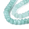 Imitation Jade Crackle Glass Beads Strands GLAA-N068-01A-A03-4