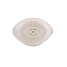 Eye Ceramic Jewelry Plates EVIL-PW0004-13