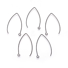 304 Stainless Steel Earring Hooks STAS-O119-03B-02