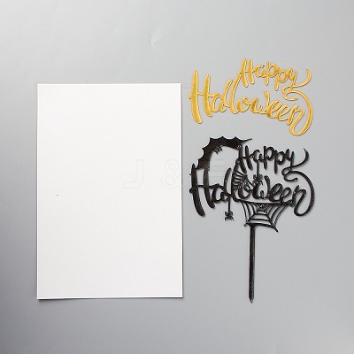Acrylic Halloween Cake Insert Card Decoration DIY-H109-10-1