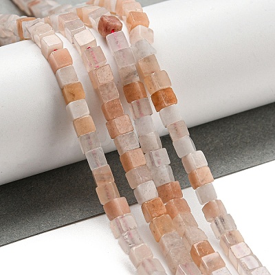 Natural Pink Aventurine Beads Strands G-C129-A06-01-1
