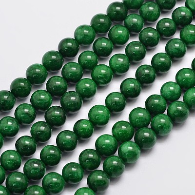 Natural Malaysia Jade Beads Strands G-A146-8mm-B04-1