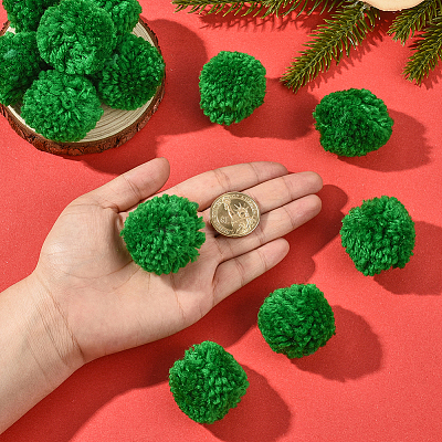 24Pcs Wool Soft Pompom Ball DIY-SC0031-31C-02-1