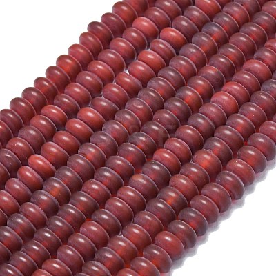 Dyed and Heated Natural Carnelian Beads Strands G-P575-A26-8x5mm-1