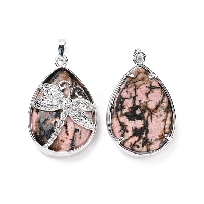Natural Rhodonite Pendants G-G900-01P-23-1