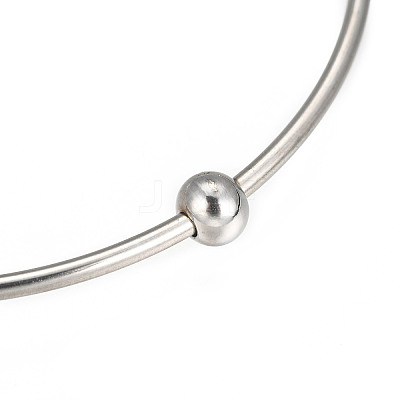 201 Stainless Steel Bangle Sets BJEW-O115-85-1-1