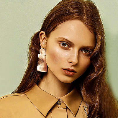10Pcs Brass Stud Earring Findings KK-BC0008-60-1