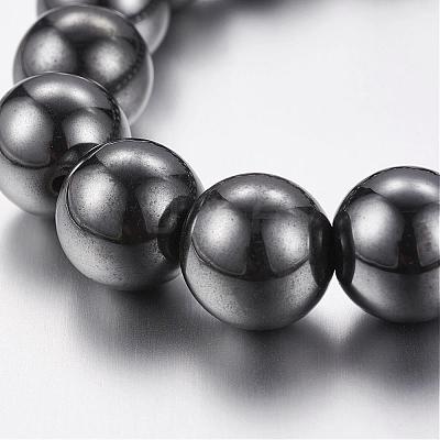 Good Valentines Day Gifts for Him Stretchy Magnetic Synthetic Hematite Bracelet IMB001-1