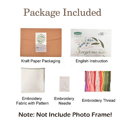 Embroidery Starter Kits DIY-P077-032-1