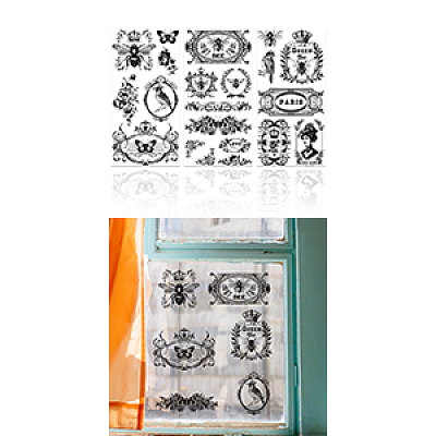 3 Sheets 3 Styles PVC Waterproof Decorative Stickers DIY-WH0404-207-1