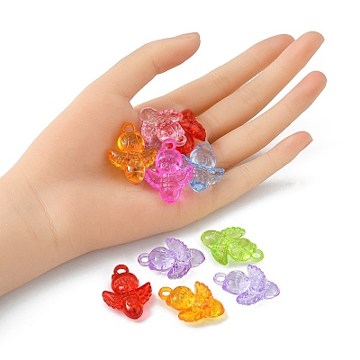 50g Transparent Acrylic Pendants TACR-YW0001-69-1