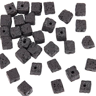 Natural Lava Rock Beads Strands G-WH0018-034A-1