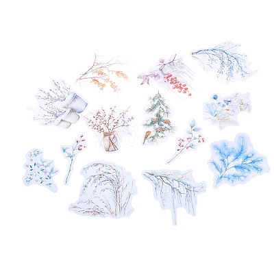 100Pcs Story of Four Seasons PET Stickers Self-Adhesive Stickers DIY-TA0003-69A-1