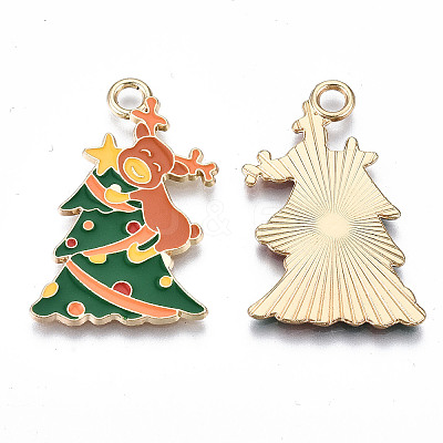 Eco-Friendly Alloy Enamel Pendants LS-ENAM-Q437-061-NR-1