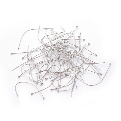 Non-Tarnish 304 Stainless Steel Ball Head Pins X-STAS-E452-01P-C-1