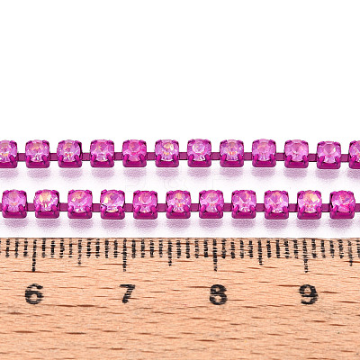 Iron Rhinestone Cup Chains CH-T006-05A-06-1