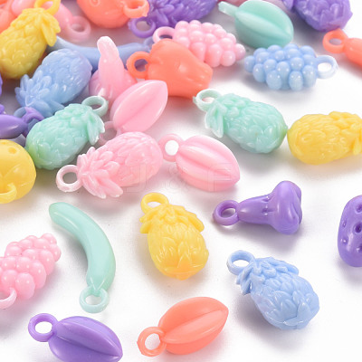 Opaque Acrylic Beads TACR-S154-45D-1