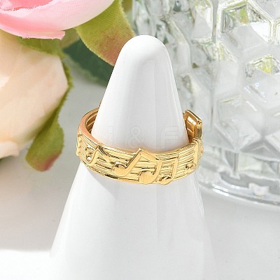 304 Stainless Steel Open Cuff Rings for Women STAS-Z117-18G-1