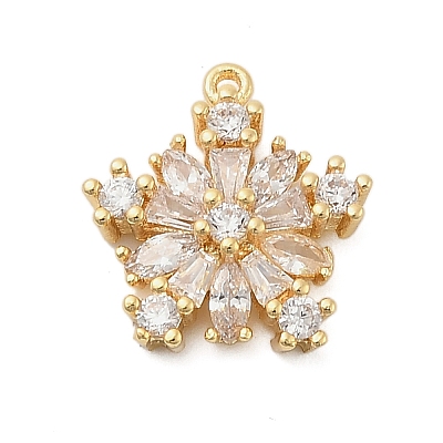 Brass Micro Pave Cubic Zirconia Pendatns LS-KK-I380-03G-1