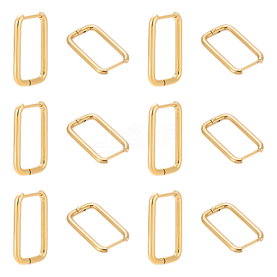 6 Pairs 201 Stainless Steel Hoop Earrings EJEW-UN0003-13A-1