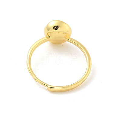 Brass Open Cuff Ring Settings KK-G518-10G-04-1