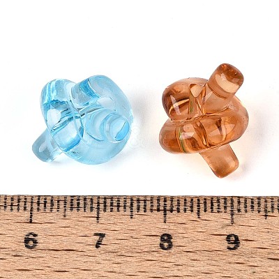 Transparent Acrylic Beads X-TACR-T030-03M-1