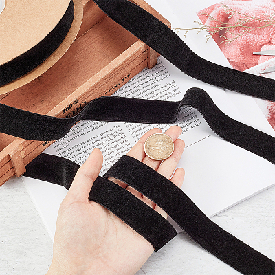 Velvet Ribbon SRIB-WH0006-18P-1