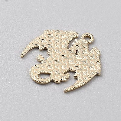 Golden Plated Alloy Enamel Pendants ENAM-CJC0001-21G-02-1