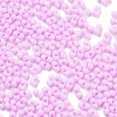 Baking Paint Glass Seed Beads SEED-A033-05N-1