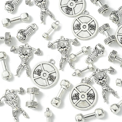 DIY Sport Theme Tibetan Style Alloy Making Finding Kit DIY-YW0008-72-1