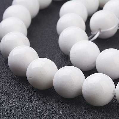 Natural Mashan Jade Round Beads Strands X-G-D263-10mm-XS01-1