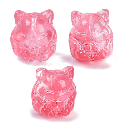 Transparent Spray Paint Glass Beads X1-GLAA-H035-01H-1
