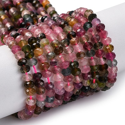 Natural Tourmaline Beads Strands G-B130-B01-01-1
