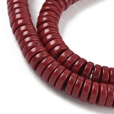 Dyed Natural Magnesite Beads Strands G-M448-F01-02-1