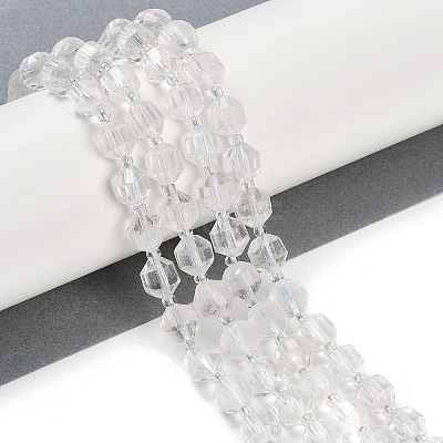 Natural Quartz Crystal Beads Strands G-O201B-103F-1