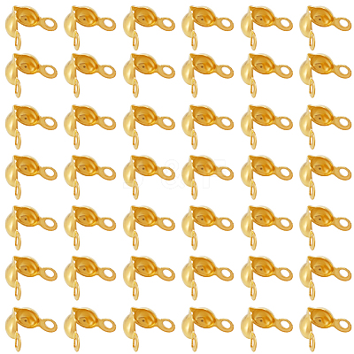 1200Pcs Brass Bead Tips KK-SP0001-93G-1
