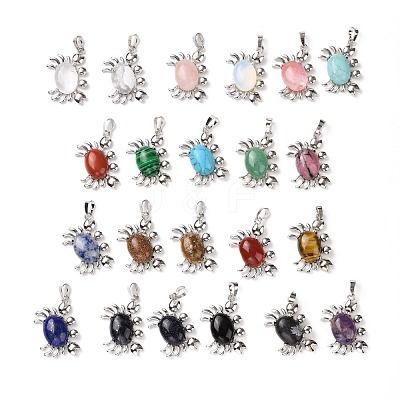 Natural & Synthetic Gemstone Pendants G-D469-01P-1