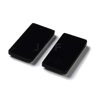 Natural Obsidian Pendants G-G063-01G-1