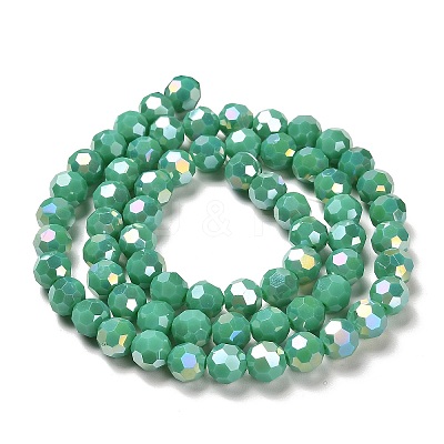 Opaque Glass Beads Stands EGLA-A035-P8mm-B13-1