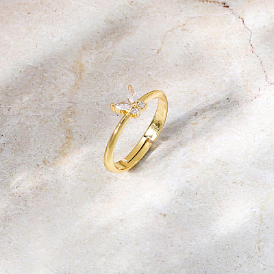 Brass Adjustable Rings HD7692-1