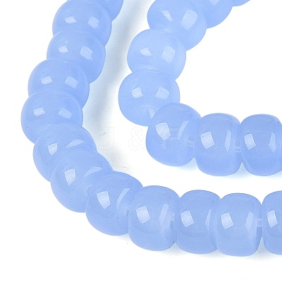 Imitation Jade Glass Beads Strands GLAA-NH0002-A01-B04-1