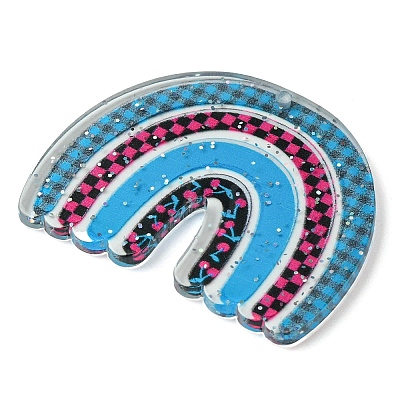 Opaque Acrylic Pendants SACR-P032-01C-1