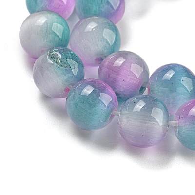 Cat Eye Beads Strands G-K378-A03-02-1