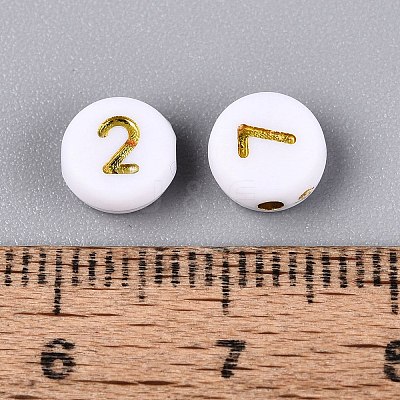 Opaque Acrylic Beads SACR-Q001-12E-1