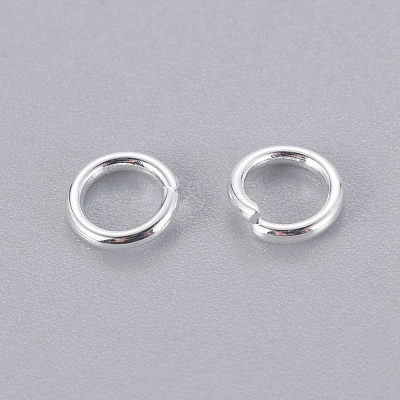 Tarnish Resistant 304 Stainless Steel Open Jump Rings STAS-E464-09B-S-1