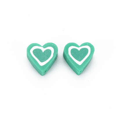 Handmade Polymer Clay Beads CLAY-T019-10B-1