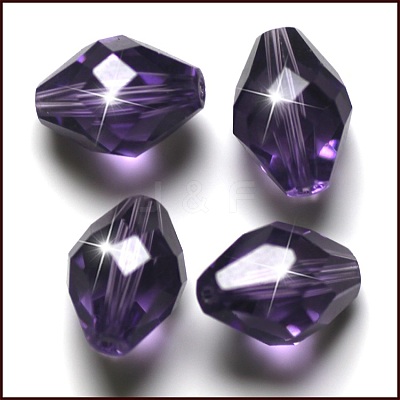 Imitation Austrian Crystal Beads SWAR-F054-13x10mm-26-1