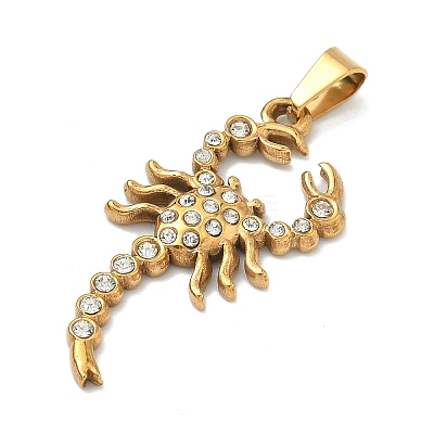 304 Stainless Steel Pendants STAS-F336-12G-01-1