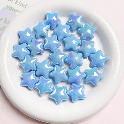 UV Plating Plastic Beads PW-WG17565-04-1