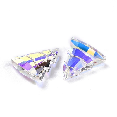 Glass Rhinestone Pendants RGLA-O002-A01-001AB-1